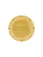 Duni Napperons rond 36 cm, 100 Pièce/s, Doré