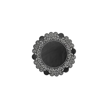 Duni Napperons rond 19 cm, 250 Pièce/s, Noir Duni Napperons rond 19 cm, 250 Pièce/s, Noir