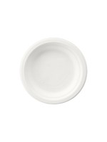 Duni Assiettes jetables Bagasse 15 cm 125 Pièce/s, Blanc