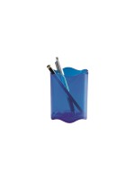 DURABLE Pot à crayons Trend Bleu/Transparent