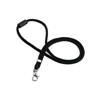 DURABLE Bande textile rPET avec mousqueton 10 pièces, Noir