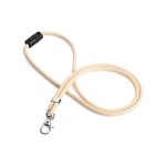 Durable Textilband rPET, 10 Stück, mit Karabineer, Länge 46cm, beige