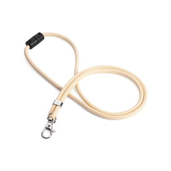 DURABLE Bande textile rPET avec carabine 10 pièces, Beige