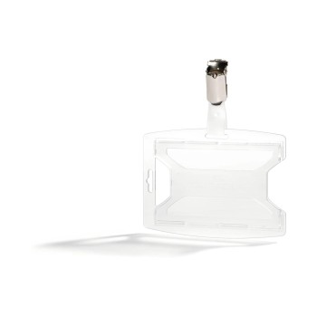 Durable Ausweishalter reXycle Clip, 1, recyceltem PP, 25 Stück, hoch oder quer Durable Ausweishalter reXycle Clip, 1, recyceltem PP, 25 Stück, hoch oder quer