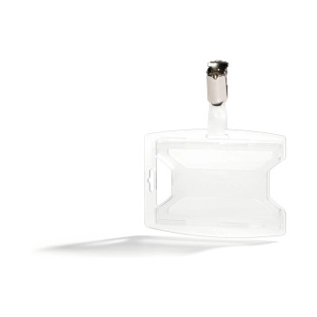 Durable Ausweishalter reXycle Clip, 2, recyceltem PP, 25 Stück, hoch oder quer Durable Ausweishalter reXycle Clip, 2, recyceltem PP, 25 Stück, hoch oder quer