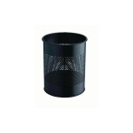 Durable Papierkorb Metall rund, Masse: 315 x 260 mm