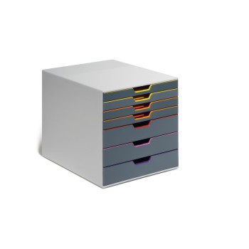 Durable Schubladenbox Varicolor 7, 7 farbige Schubladen, 292x280x356mm Durable Schubladenbox Varicolor 7, 7 farbige Schubladen, 292x280x356mm