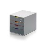 DURABLE Boîte à tiroirs Varicolor Safe 6 gris