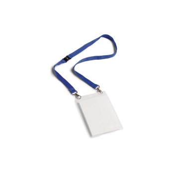 Durable Namensschild m. Textilband Duo A6, blue, Pack à 10 Stück Durable Namensschild m. Textilband Duo A6, blue, Pack à 10 Stück