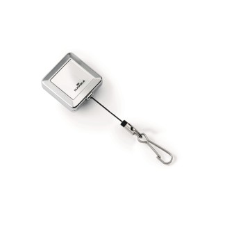 Durable Ausweishalter Chrome Optimo, Band: 80cm Durable Ausweishalter Chrome Optimo, Band: 80cm