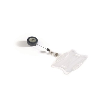Durable Ausweishalter Hartbox für 1Ausweise, offen, mit Clip und Jojo, Pack à 10 Stück Durable Ausweishalter Hartbox für 1Ausweise, offen, mit Clip und Jojo, Pack à 10 Stück