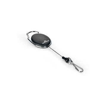 Durable Kartenhalter Style schwarz, mit Karabinerhaken, bis zu 80cm Durable Kartenhalter Style schwarz, mit Karabinerhaken, bis zu 80cm