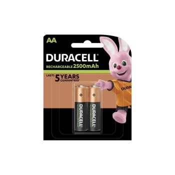 Duracell Batterie Rechargeable AA 2500 mAh 2 Pièce/s Duracell Batterie Rechargeable AA 2500 mAh 2 Pièce/s