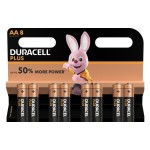 DURACELL Batterie Plus Power MN1500 AA, 1,5 Volt, 8 Stück, LR6