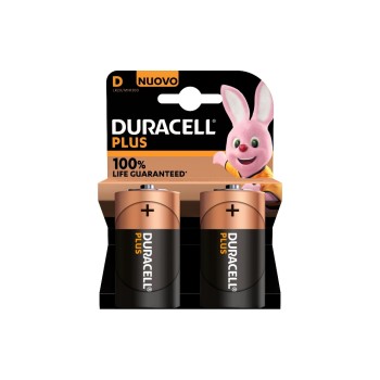 Duracell D Plus Power MN1300, LR20 K2, 1,5 Volt, 2 Stück Duracell D Plus Power MN1300, LR20 K2, 1,5 Volt, 2 Stück