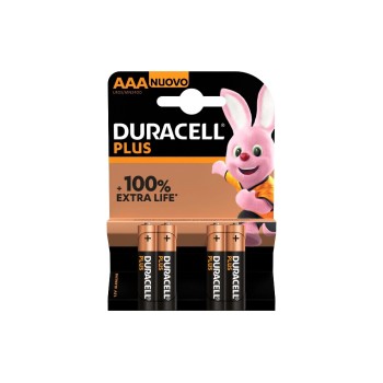 Duracell Plus MN2400/AAA/LR03 K4, 4 Stk. Duracell Plus MN2400/AAA/LR03 K4, 4 Stk.