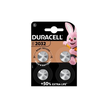 DURACELL Lithium CR2032, 4 Stk, 3 Volt, 4 Stück DURACELL Lithium CR2032, 4 Stk, 3 Volt, 4 Stück