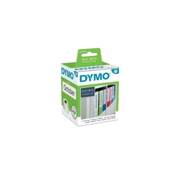 Dymo étiquettes pour dos de classeur large 59x190mm,blanc, 1 rouleau à 220 étiquettes Dymo étiquettes pour dos de classeur large 59x190mm,blanc, 1 rouleau à 220 étiquettes