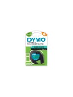 DYMO Ruban d’étiquettes LetraTag Noir sur Vert