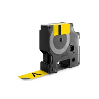 DYMO Ruban d'étiquetage Rhino Noir sur Jaune DYMO Ruban d'étiquetage Rhino Noir sur Jaune