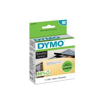 Dymo Mehrzweck Etiketten, 25 x 25mm, ablösbar, blanc, 750 Stück