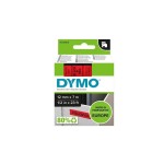 Dymo Schriftband D1, 12mm x 7m, Band: rot