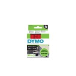 Dymo Schriftband D1, 9mm x 7m, Band: rot