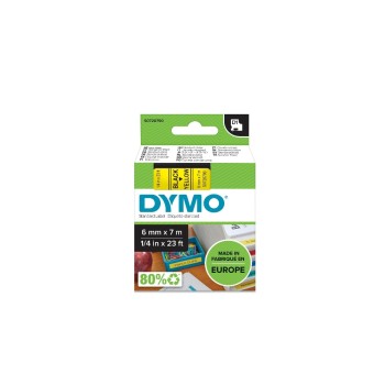 Dymo Schriftband D1, 6mm x 7m, Band: jaune Dymo Schriftband D1, 6mm x 7m, Band: jaune