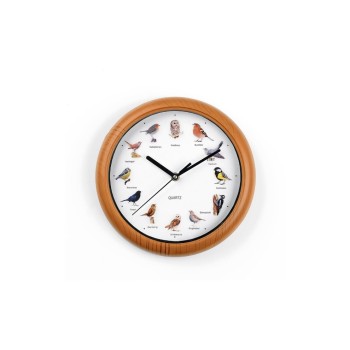 EASYmaxx Wanduhr with Vogelstimmen, 25cm 1,5V EASYmaxx Wanduhr with Vogelstimmen, 25cm 1,5V