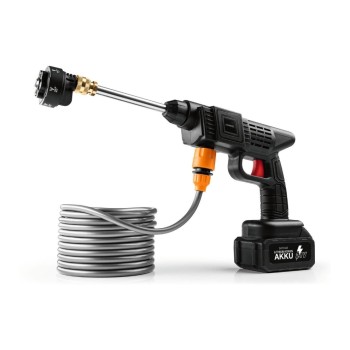 EASYmaxx accu Hochdruckreiniger 21V black , 1800mAh, 6in1 Düse, 5m Schlauch EASYmaxx accu Hochdruckreiniger 21V black , 1800mAh, 6in1 Düse, 5m Schlauch