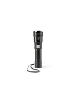 EASYmaxx Lampe de poche rechargeable 3.7 V noir, câble USB inclus