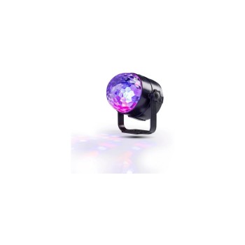 EASYmaxx Discolicht rotierend, LED Disco Party Effekt 3W