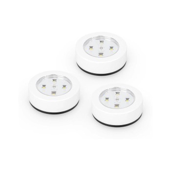 EASYmaxx LED-Druckleuchten weiß, 3er-Set EASYmaxx LED-Druckleuchten weiß, 3er-Set