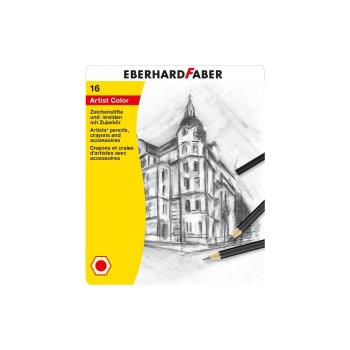 Eberhard Faber Zeichenset Artist Color, 16-teilig Metalletui Eberhard Faber Zeichenset Artist Color, 16-teilig Metalletui