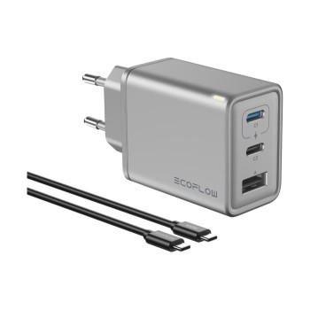 EcoFlow RAPID 65W GaN Ladegerät mit 100W, Silber EcoFlow RAPID 65W GaN Ladegerät mit 100W, Silber