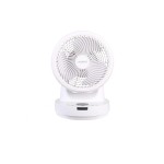 Ecofort Ventilateur de table ecoQ SilentAir Tavo Blanc