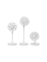 Ecofort Ventilateur sur pied ecoQ SilentAir Due+ Blanc