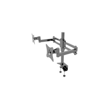 LCD Tischhalterung Edbak for 2x 19-27,, 20kg Tragkraft, black, Doppelschwenkarm LCD Tischhalterung Edbak for 2x 19-27,, 20kg Tragkraft, black, Doppelschwenkarm