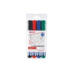 Edding Whiteboard Marker 360 4er Etui, Farben: noir, rouge , bleu, vert