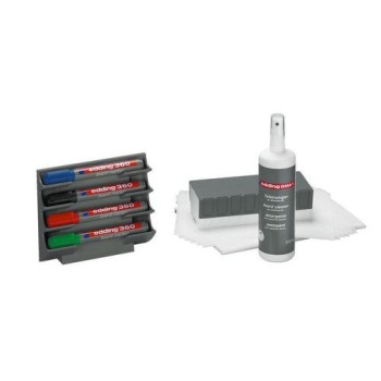 Edding Boardmarker Zubehörset BMA 15S, Inhalt: Tafelreiniger, Tafelwischer mit 20 Edding Boardmarker Zubehörset BMA 15S, Inhalt: Tafelreiniger, Tafelwischer mit 20