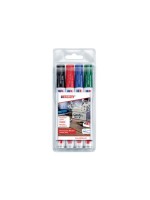 Edding Permanentmarker 3300 4er-Set, bleu, noir, rouge , vert