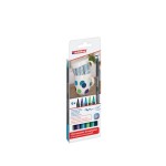 Edding Porzellanmarker 4200 Cool 6er-Set, 1-4mm, 6 kühle Farben