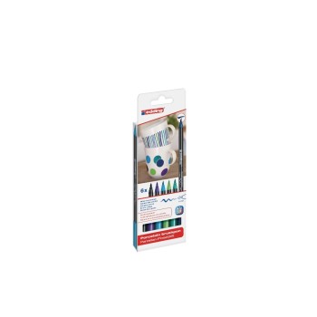 edding Feutre porcelaine 4200 Cool 6 pièces edding Feutre porcelaine 4200 Cool 6 pièces