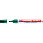 Edding Permanent  Marker 3000, grün, 1 Stk., Strichbreite ca. 1.5-3 mm