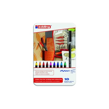 Edding Fasermaler 1300 10er-Set, Rundspitze 2mm Edding Fasermaler 1300 10er-Set, Rundspitze 2mm