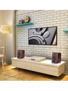 Enceintes actives Edifier R1700BT en bois,  avec Bluetooth