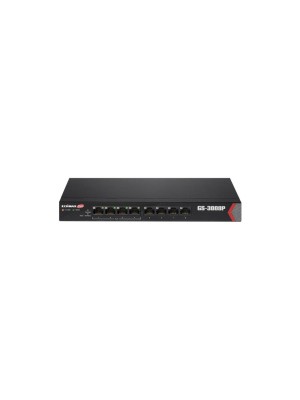 Edimax Pro GS-3008P: 8 Port GE PoE+ Switch, 4x POE+, Long Range Web Managed