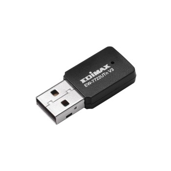 Edimax EW-7722UTN V3: WLAN-N USB Adapter, WLAN 802.11b/g/n, 2.4GHz, 300Mbps Edimax EW-7722UTN V3: WLAN-N USB Adapter, WLAN 802.11b/g/n, 2.4GHz, 300Mbps