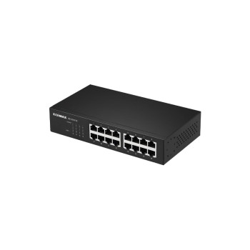 Edimax GS-1016 V2: 16 Port Switch 1Gbps, 19 Rackmount inkl. Montagekit