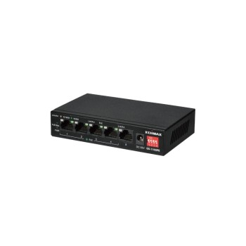 Edimax GS-1105PE: 5 Port GE PoE+ Switch, 5xPoE+ Longrange, 60W Budget